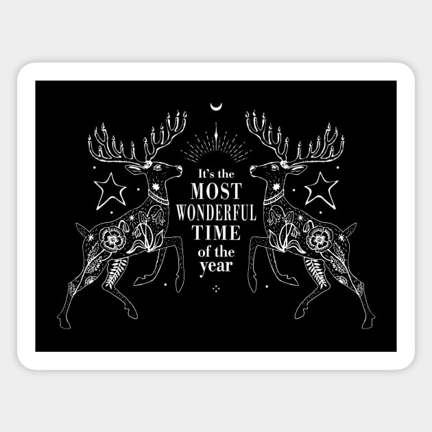 The Most Wonderful Time of the Year Sticker by BrookeFischerArt